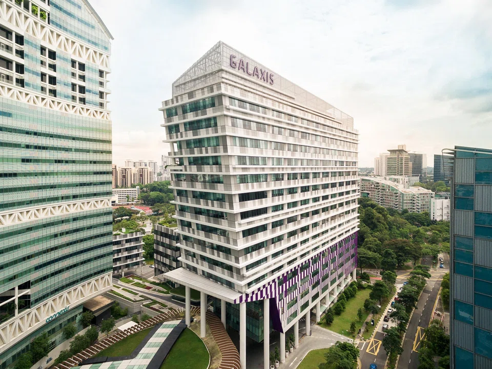 CapitaLand Ascendas Reit's Galaxis at one-north. The Reit is one of RHB's top picks for Singapore Reits. 