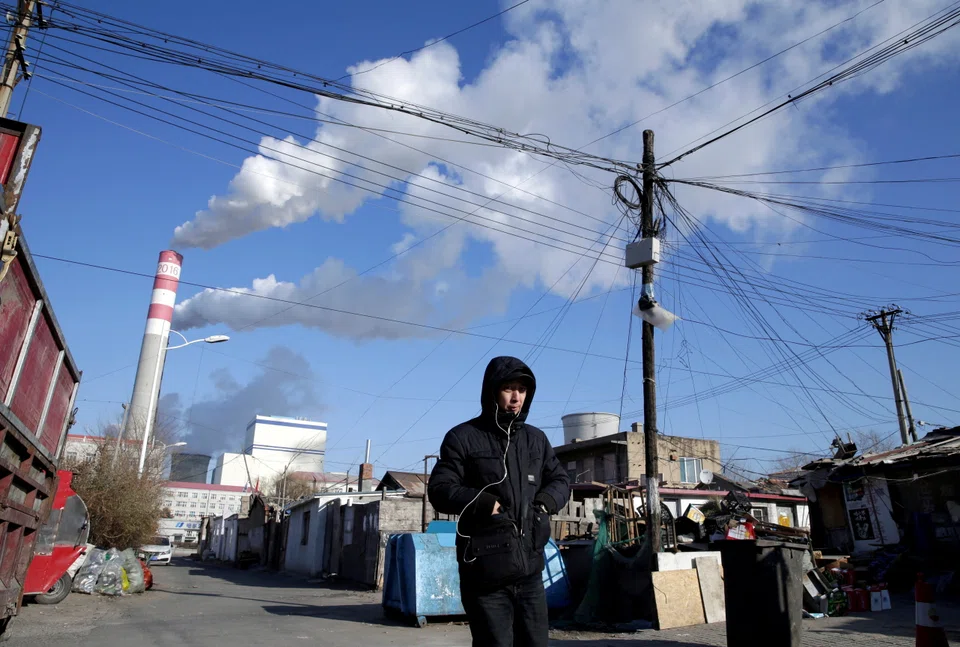 China relies on coal for 60 per cent of its electricity. 