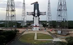 The Chandrayaan-3 mission is designed to deploy a lander and rover near the moon’s South Pole around Aug 23.
