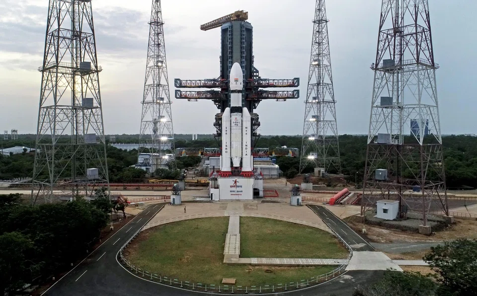 The Chandrayaan-3 mission is designed to deploy a lander and rover near the moon’s South Pole around Aug 23.