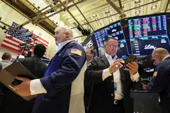 The Dow Jones Industrial Average rises 14.24 points, or 0.04 per cent, at the open to 35,230.13.