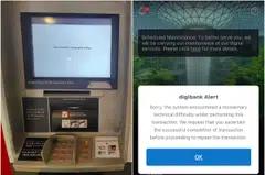 Error messages were seen on DBS and POSB’s ATM machines and mobile applications on Saturday afternoon.
