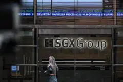 On the Singapore Exchange, gainers outnumber losers 58 to 53.
