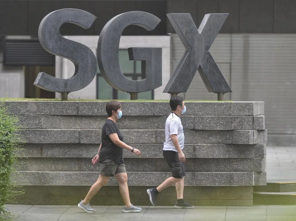 The STI headed down 0.2% at Wednesday's open, following a mixed close on Wall Street. 