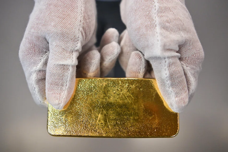 Spot gold eased 0.1 per cent to US$1,927.63 per ounce by 0327 GMT, while US gold futures shed 1 per cent to US$1,947.80.