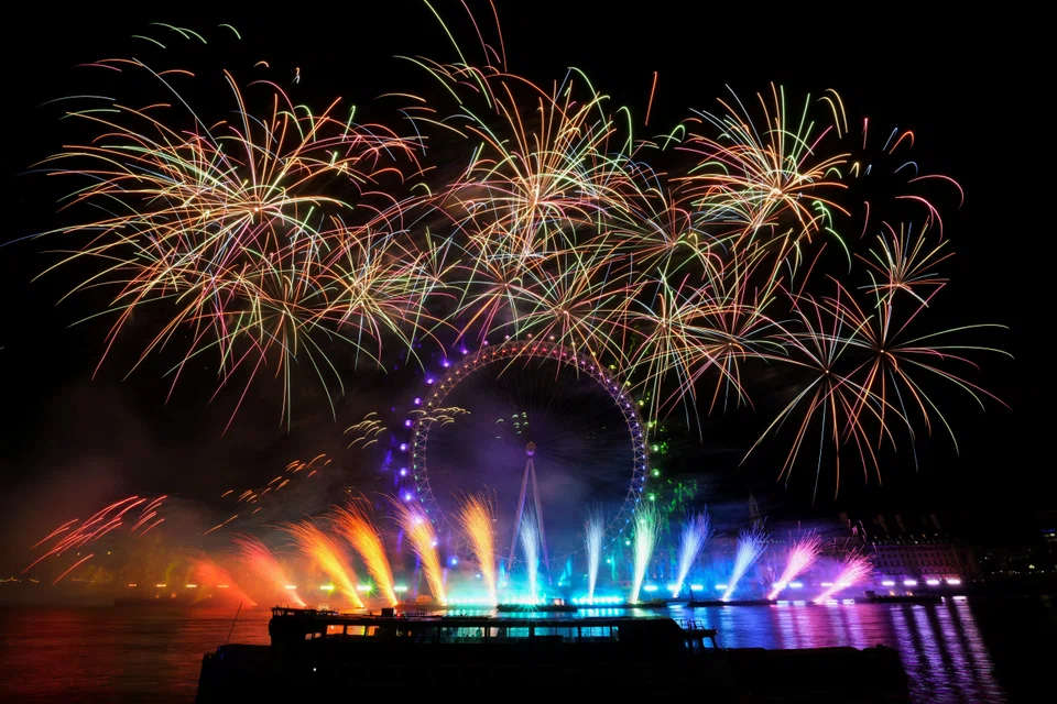 The British celebration, which London’s mayor had branded the biggest in Europe, also referenced Queen Elizabeth II, who died in September, the red and white of England’s football team, and the rainbow colours of the LGBTQ Pride event, which had its 50-year anniversary in 2022.