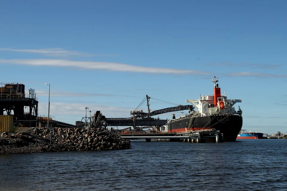 A bulk carrier for coal.