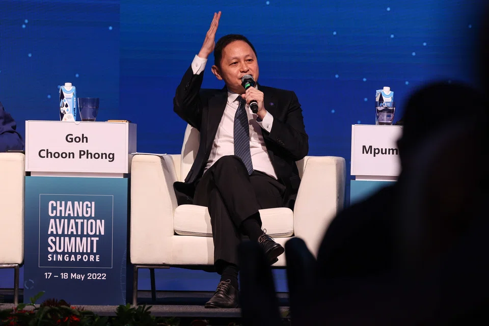 Singapore Airlines CEO Goh Choon Phong recounted how the airline group's operating numbers plunged when the pandemic began.
