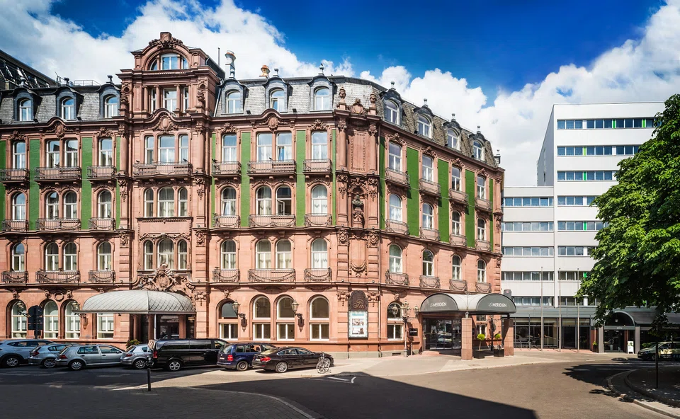 Le Meridien Frankfurt Hotel, owned by First Sponsor Group in a joint venture with City Developments and Tai Tak Estates. First Sponsor has declared a final dividend of S$0.031 per share for H2 FY2023.