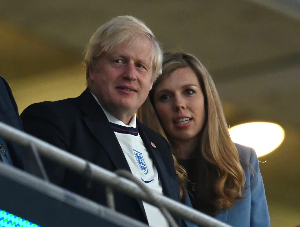 Johnson, who has been married three times, has four children from his second marriage to the lawyer Marina Wheeler, and now has three with Carrie, 35, a former Conservative Party media adviser whom he wed two years ago.