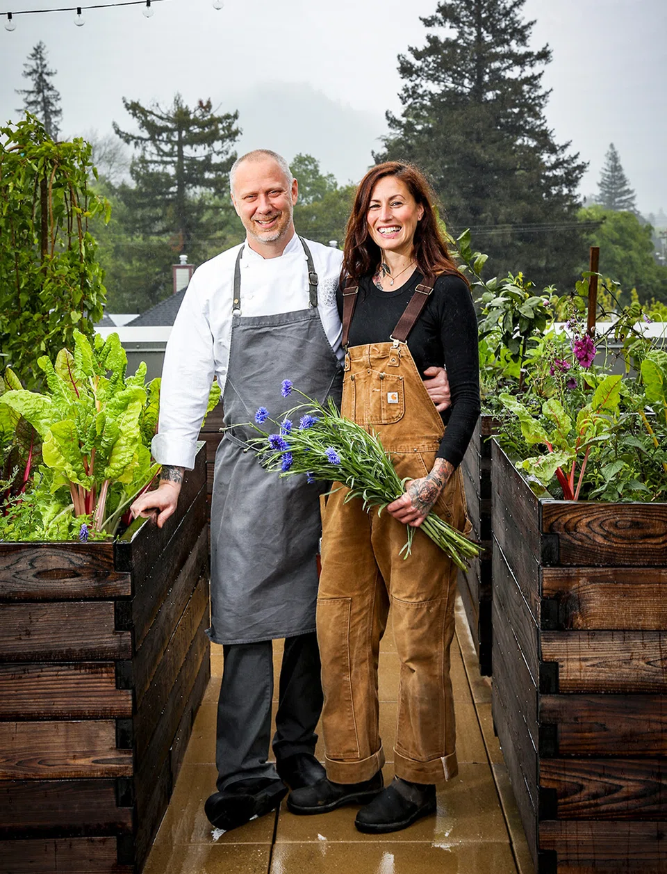 SingleThread Chef Kyle and Katina Connaughton.