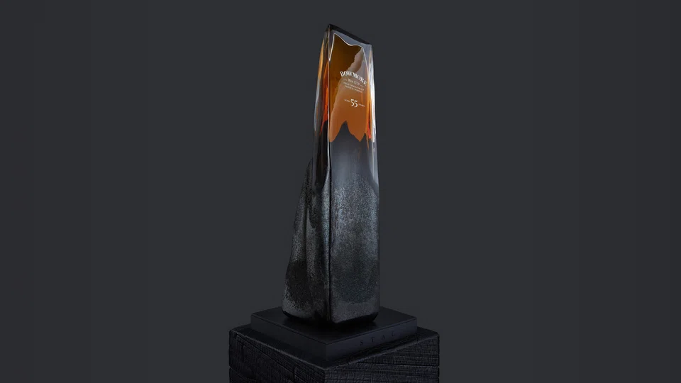 A 1.5-litre bottle of Bowmore STAC 55 Year Old is currently estimated to sell for as much as £500,000.