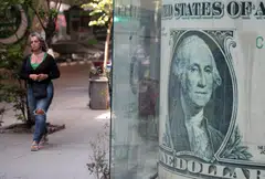 The dollar index is on pace to post a weekly gain of 0.7 per cent, the largest since mid-January.