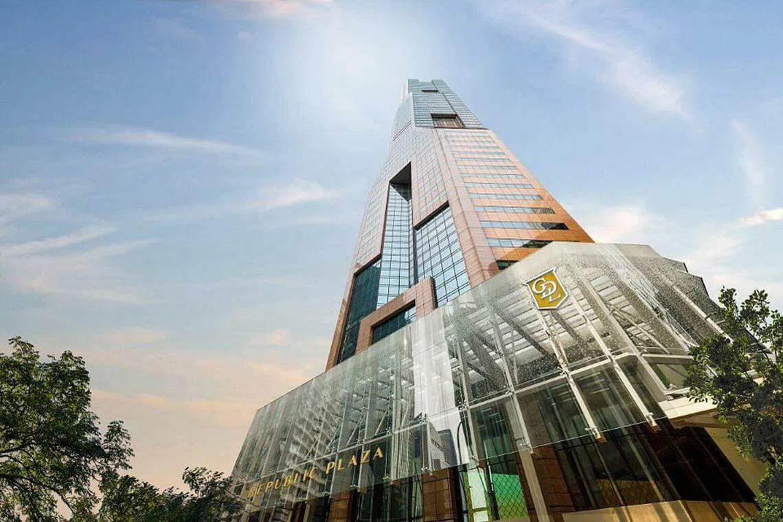 Revamped Republic Plaza reopens with new tenant app, startup incubator