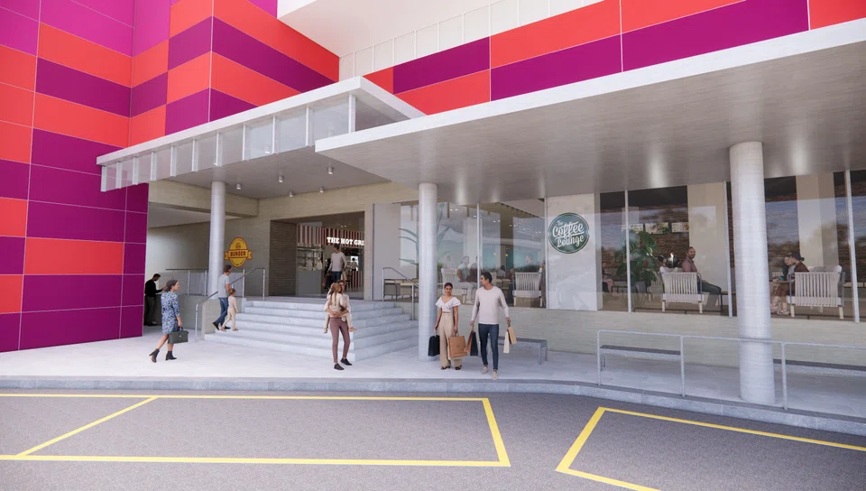 Artist's impression of IMM Building, one of CapitaLand Integrated Commercial Trust's three properties undergoing asset enhancement initiative works. 