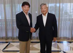 SPH Media Trust chairman Khaw Boon Wan (left) and Nikkei chairman and group CEO Naotoshi Okada met to discuss collaboration on new digital products to better serve audiences in Singapore and the region.