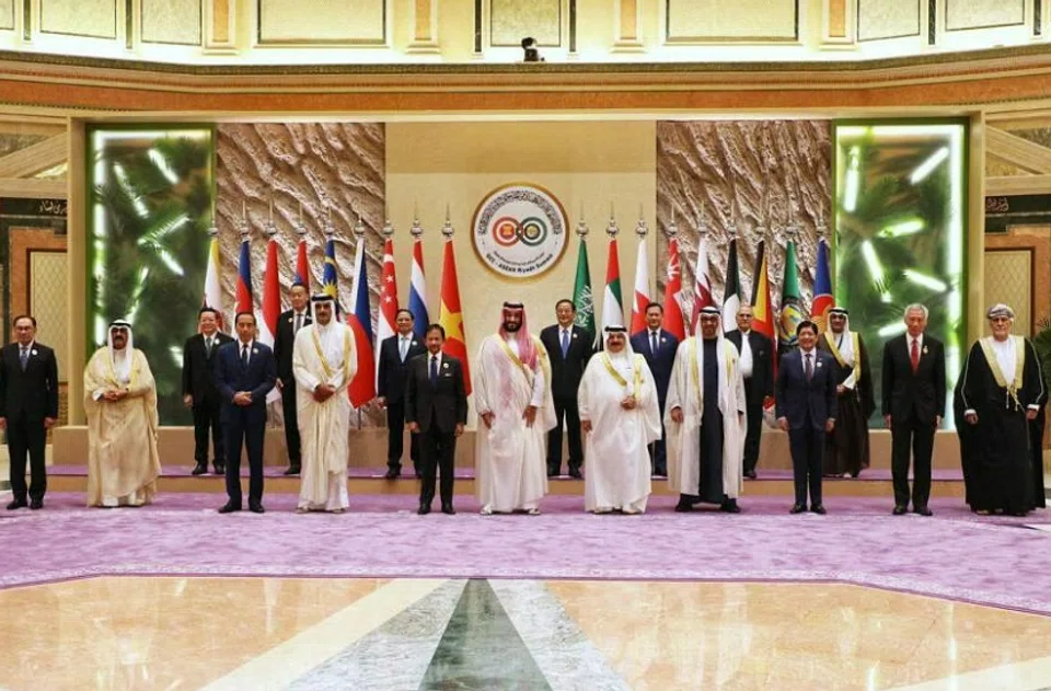 Asean leaders and their counterparts from the Gulf nations met for the first time at a summit in Saudi Arabia in October 2023.