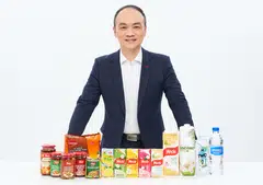 Yeo Hiap Seng CEO Ong Yuh Hwang with some of his company's products. The company saw a dip in H1 revenue to S$181.1 million, down 0.1 per cent from S$181.2 million a year ago.         