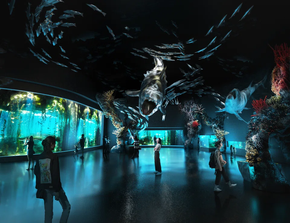 Genting Singapore's revenue grew 13% in the first quarter. Construction works on Minion Land and the Singapore Oceanarium (above) are scheduled to start in Q2 2022. 