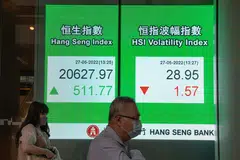 Hong Kong dropped, even as tech firms continued to benefit from hopes that China’s crackdown was almost over.