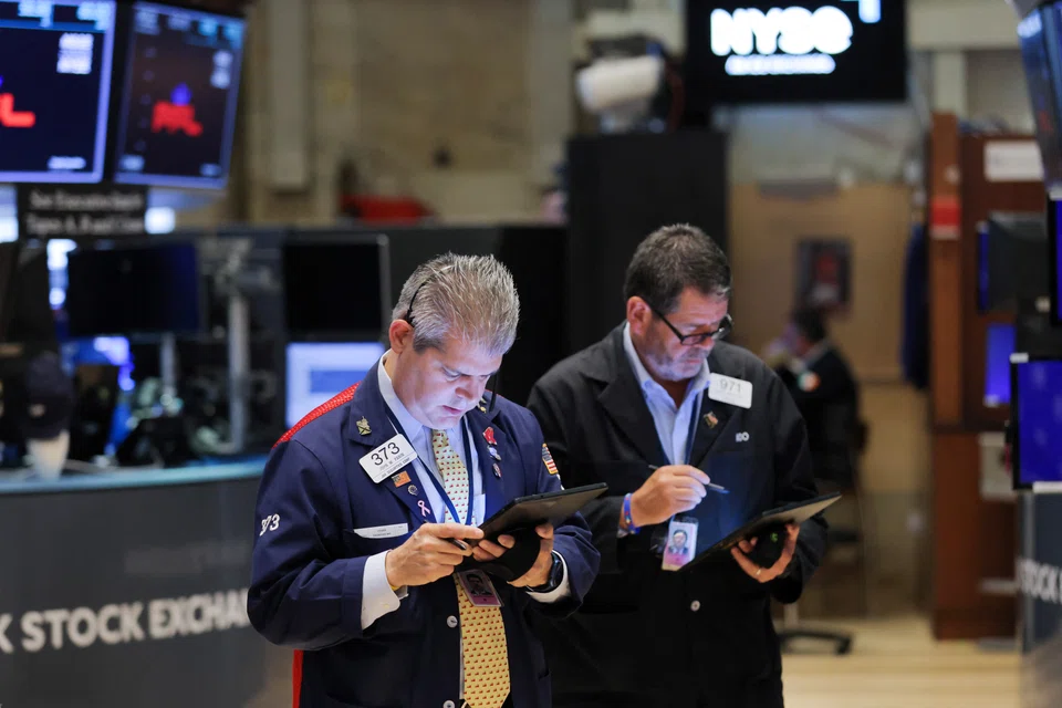 The Dow Jones Industrial Average fell 120.15 points, or 0.36 per cent, at the open to 33,586.59.