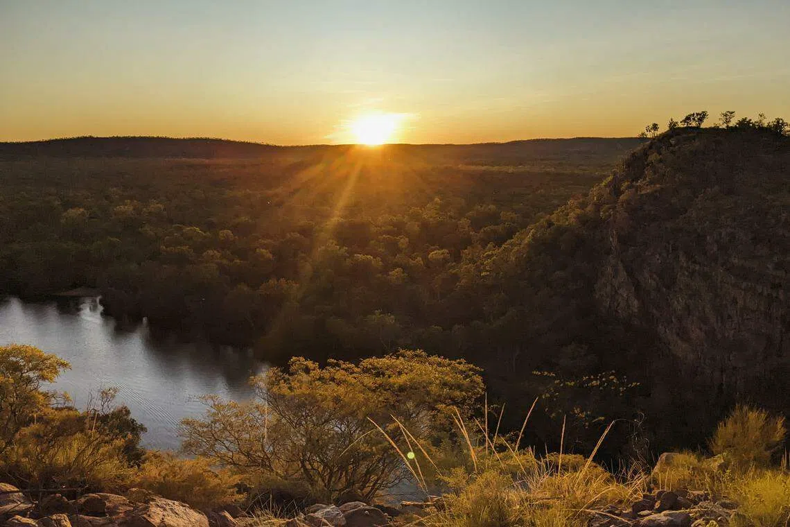 I took a break from running this week and spent some time in the Australian Outback. Here’s a picture of sunset over the beautiful Katherine Gorge.