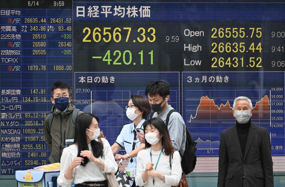 The Nikkei index jumped 1.97 per cent to close at 32,265.17 in its sharpest daily gain since Monday