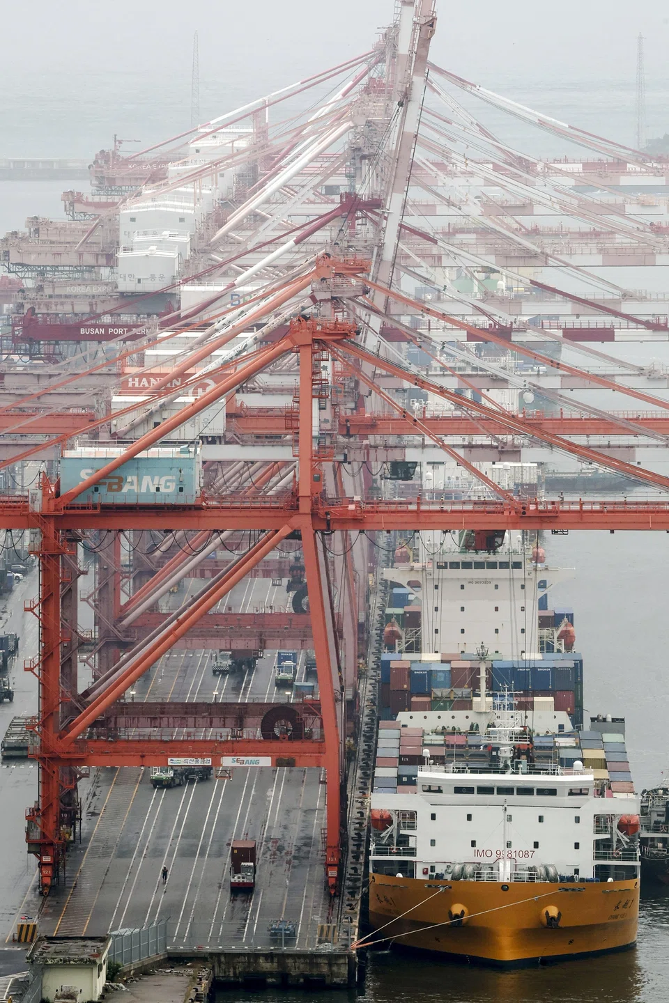 South Korean exports of chips slumped 28 per cent in June after falling 36 per cent in May, and exports of petroleum products were down 41 per cent.