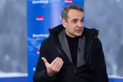 Greece's Prime Minister Kyriakos Mitsotakis pledges that the government will remain committed to a path of fiscal discipline while pushing ahead with divestments from state-held assets.