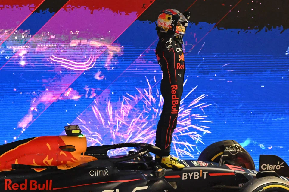 Perez's victory is provisional pending a post-race investigation into a possible infringement while the safety car was deployed.