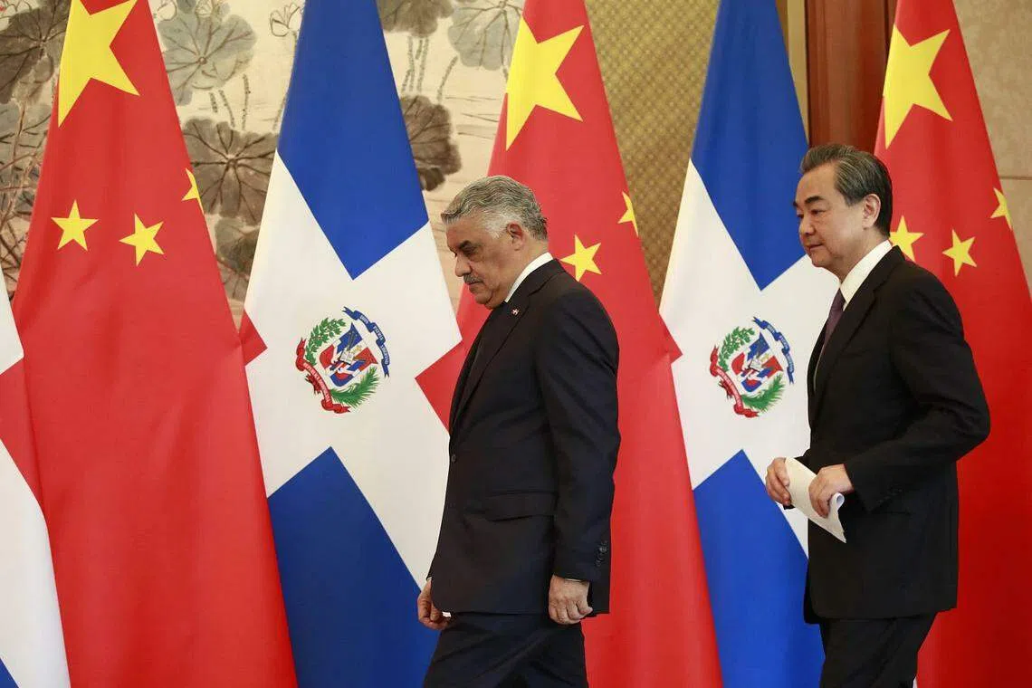 Taiwan says China dangled US$3b to grab ally Dominican Republic