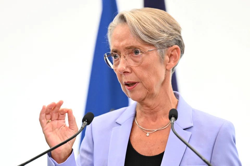 French Prime Minister Elisabeth Borne said the new price cap increase for gas would take effect from January, while the cap increase on electricity would follow a month later.