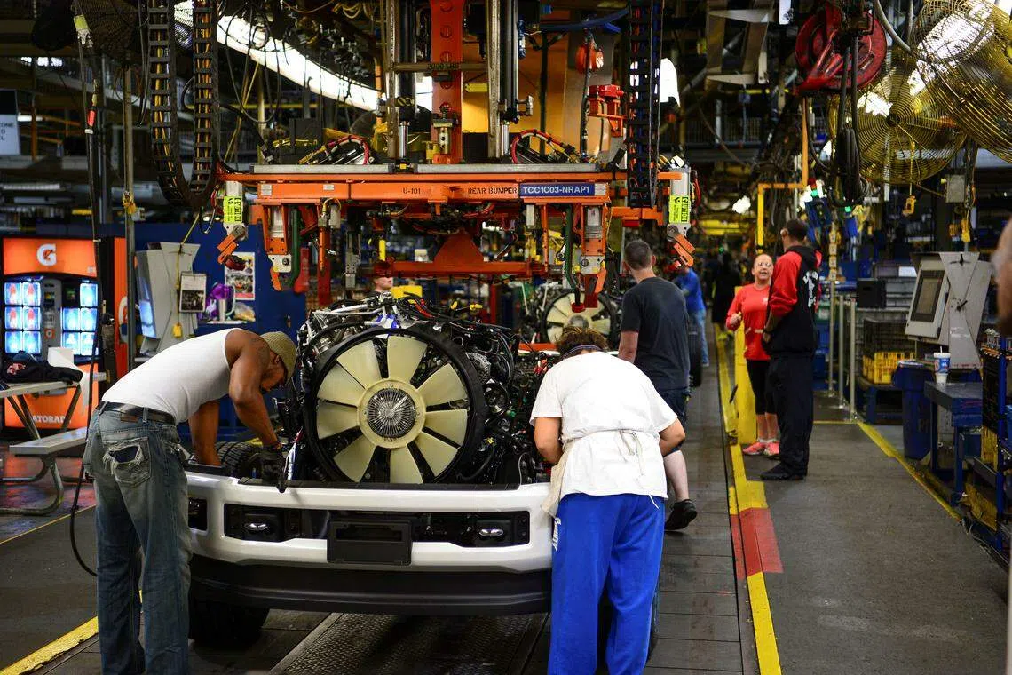 Production of motor vehicles and parts slipped 0.2 per cent after rebounding strongly in the prior two months after the United Auto Workers’ strike ended in October.