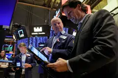The Dow Jones Industrial Average rises 27.75 points, or 0.07 per cent, at the open to 37,552.91.