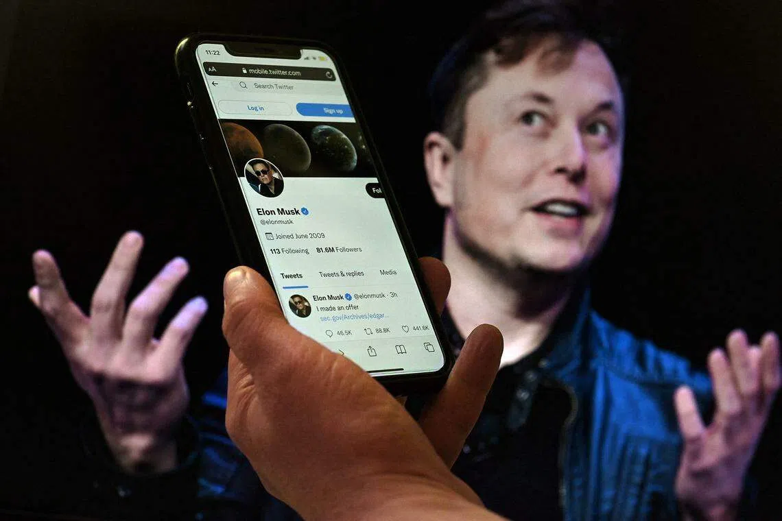 Twitter's board has accepted a takeover bid from Elon Musk  (Photo by Olivier DOULIERY / AFP)