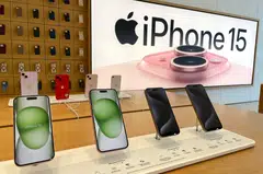 Apple made a profit of US$23 billion on revenue of US$89.5 billion, which was down slightly from the same period last year.