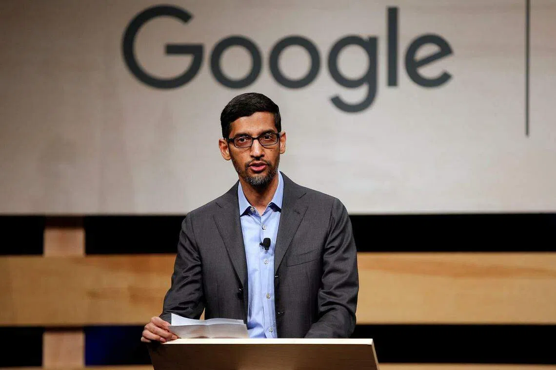 Google's Sundar Pichai named CEO at parent firm Alphabet
