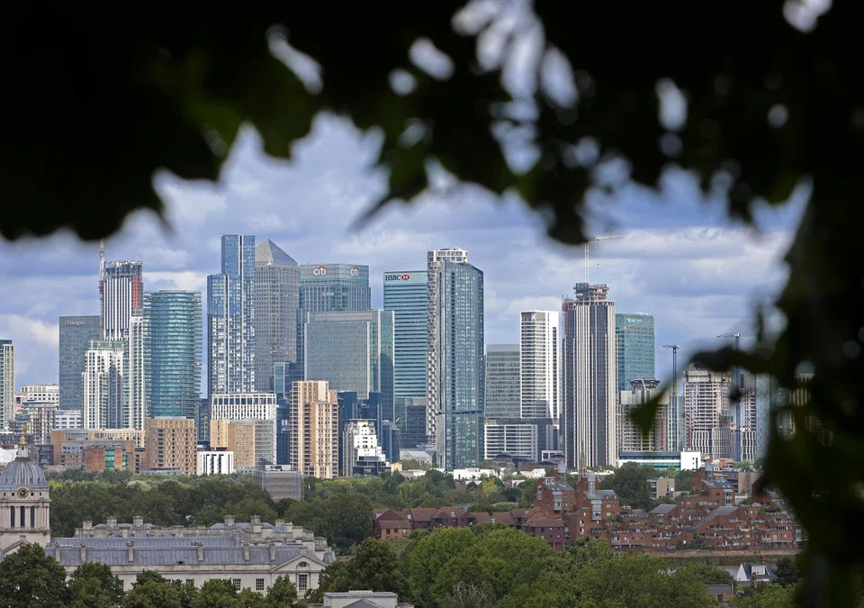 An office block in London's Canary Wharf financial district is selling for 60 per cent less than it sold for in 2017 after it was seized by lenders from a Chinese investor. 