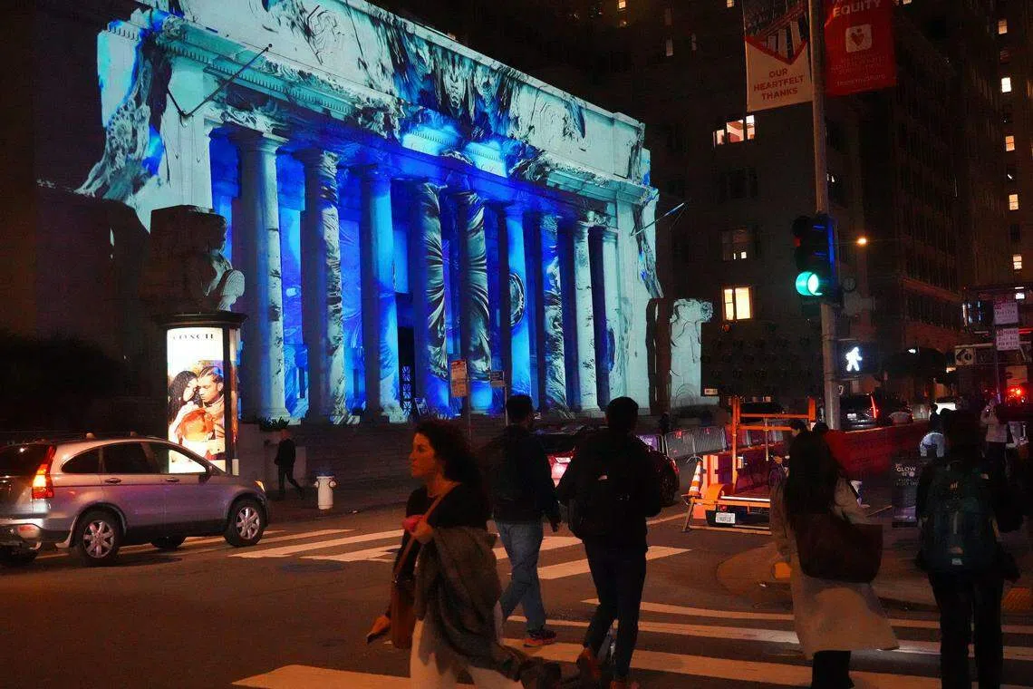 From the revamped Transamerica Pyramid to a small public radio station broadcasting from a former copy shop, Montgomery Street offers hope for recovery in downtown San Francisco.  