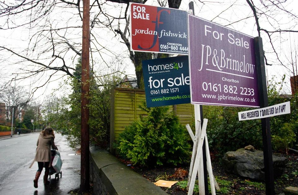 The average price of homes coming to the market jumped by 1.8 per cent, or £6,647 (S$11,280) from April, above the average rise for May of 1.0 per cent, Rightmove said on Monday. 