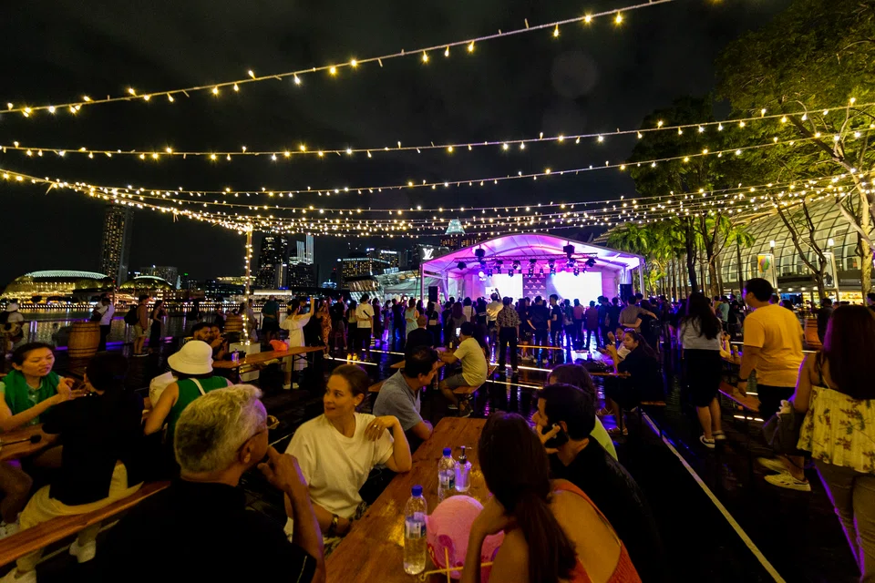 People from all walks of life gathered at Marina Bay Sands’ Event Plaza to enjoy the festivities at the Sands for Singapore Charity Festival from Sep 8-10, 2022.