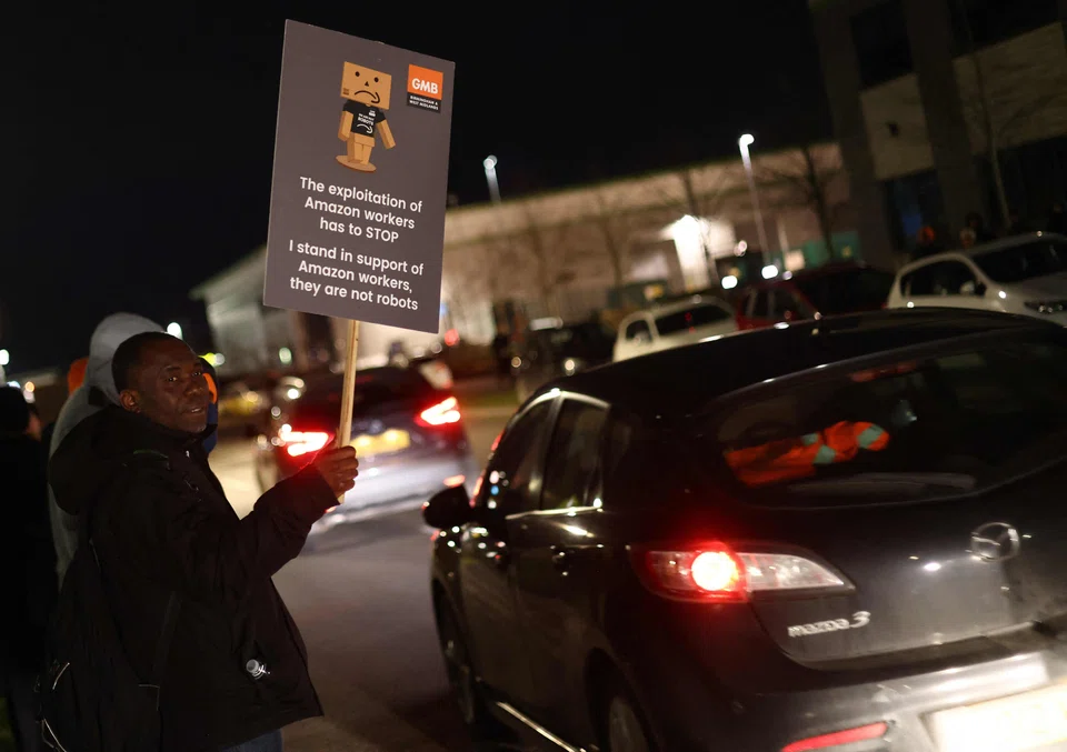 The pay rise comes less than a week after hundreds of workers at an Amazon warehouse in Coventry in central England staged the latest walkout in a dispute over pay this year.