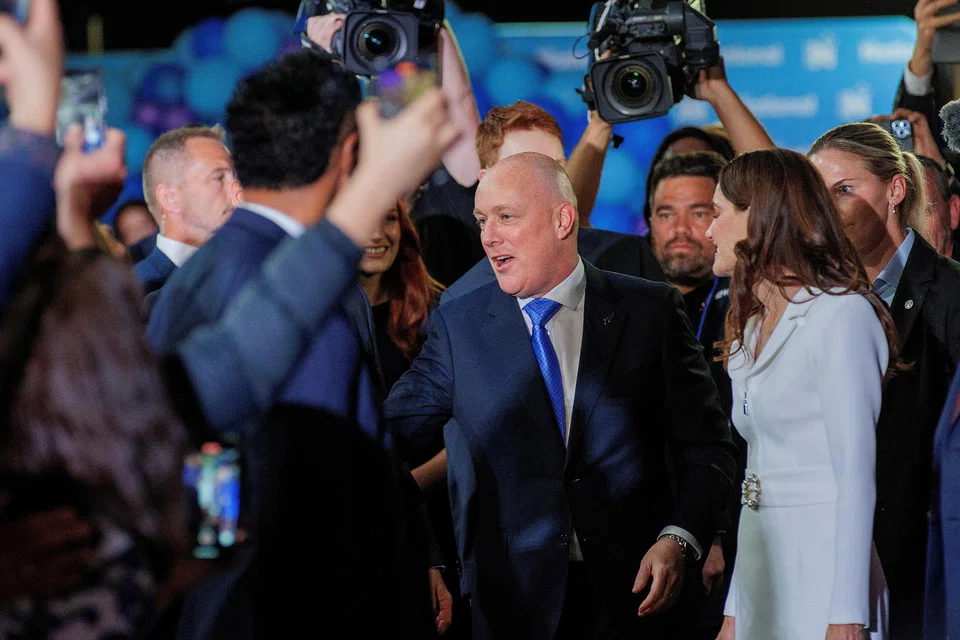 Christopher Luxon has led the National Party to 39 per cent of the vote in Saturday’s election, up from 25.6 per cent at the previous poll three years ago.