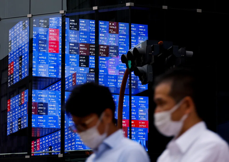 Tokyo was down 0.2 per cent at the break, while Hong Kong lost 0.1 per cent in morning trade, with Shanghai up 0.3 per cent.