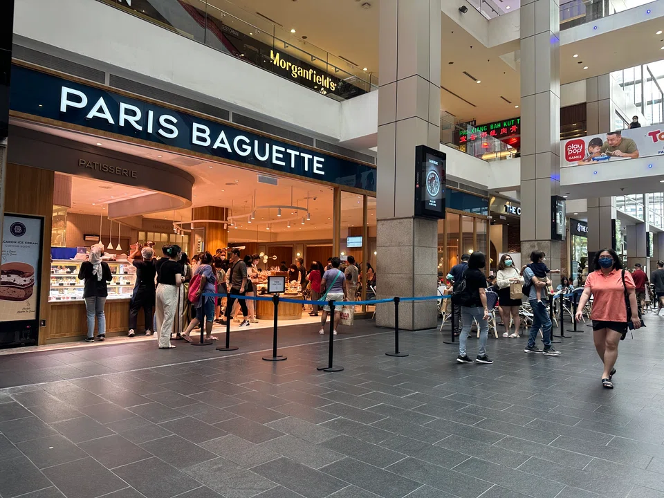 The first Paris Baguette outlet in Pavilion Kuala Lumpur opened in January 2023 and constantly sees long queues.
