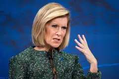 JPMorgan's Mary Callahan Erdoes says the company has nearly 62,000 technologists who are also helping to secure its systems.