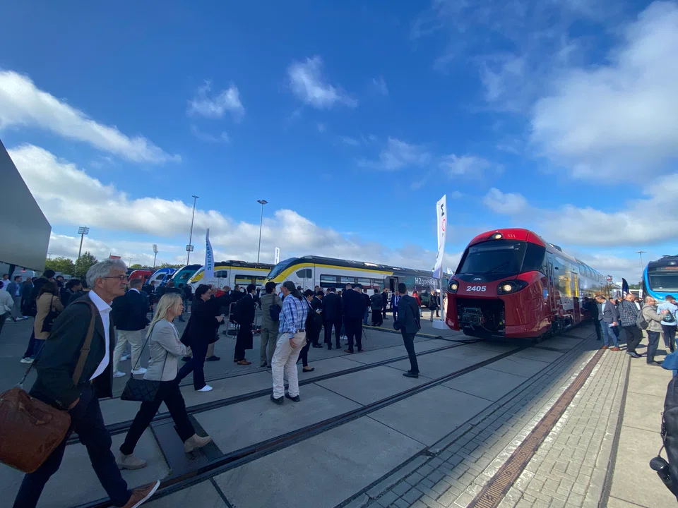 Alstom’s rolling stock exhibits at InnoTrans 2022 included the Coradia Stream High Capacity double-deck regional train and the Traxx locomotive with last mile option and equipped with the European Train Control System (ETCS).