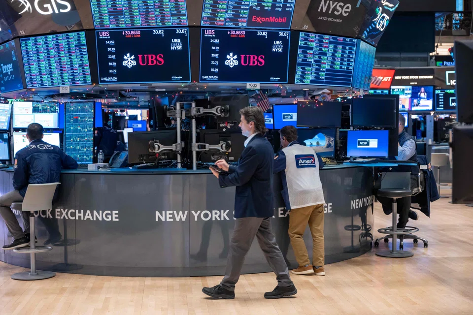 The Dow Jones Industrial Average rose 0.4 per cent to 38,001.81 on Monday, trading above the 38,000 mark for the first time.