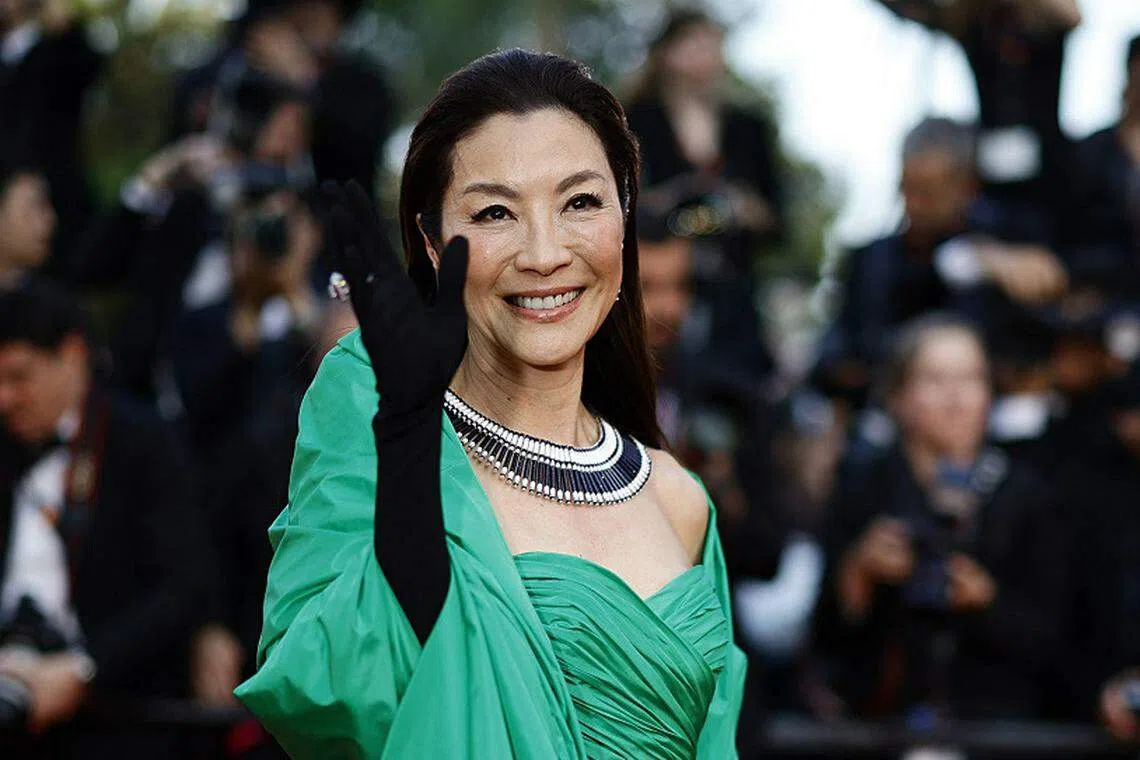 A former Malaysian junior squash champion, Michelle Yeoh won the Oscar for best lead actress earlier this year for her role in the film, 'Everything Everywhere All at Once'.