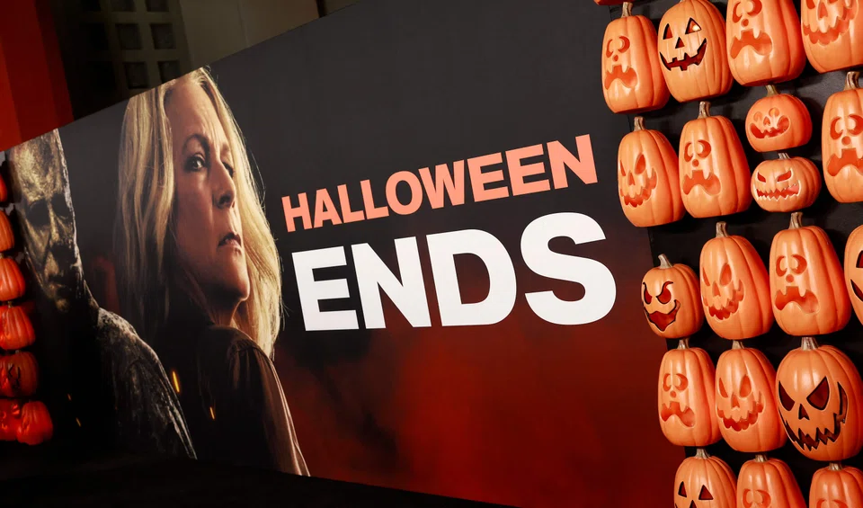 "Halloween Ends", ostensibly the last in a long string of profitable Halloween films, again stars Jamie Lee Curtis in a tale replete with throat-slashing, choking, fatal falls and a mysterious masked sewer-dweller.